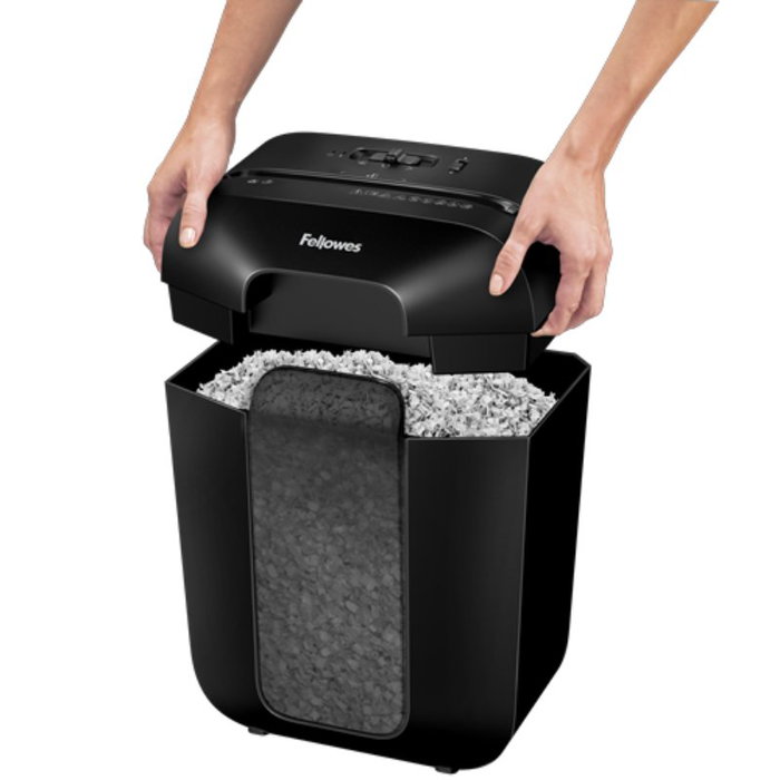 Fellowes LX41 Destructora de Papel de Minicorte Negra